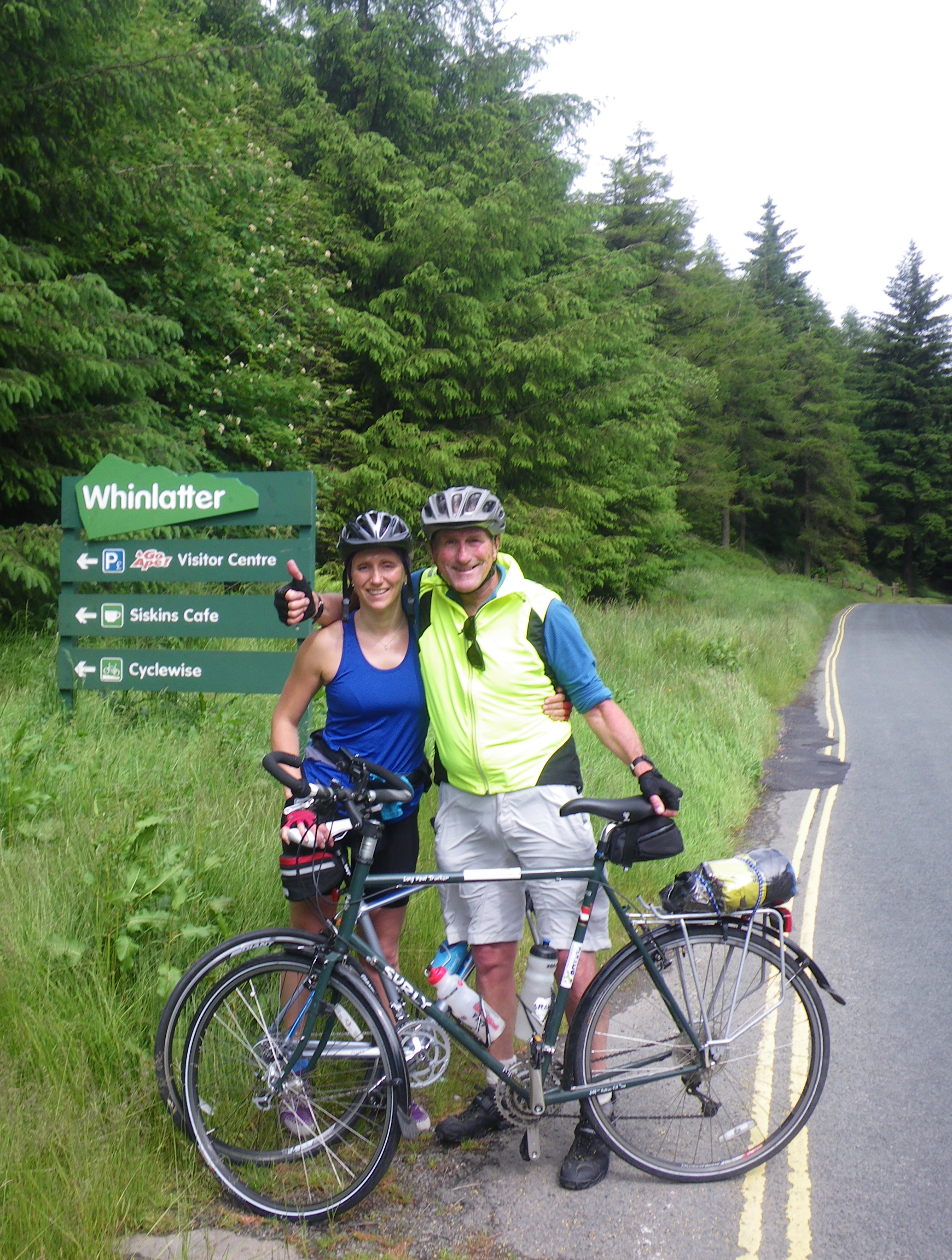 Dad and me, Top of Whinlatter Pass Dad and me, Top of Whinlatter Pass